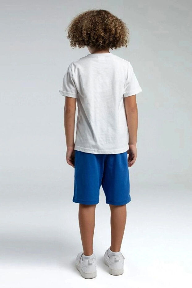 DEČAČKI BERMUDSKI SET - Beli - 3