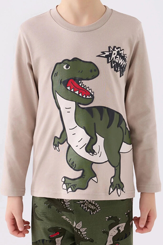 Boy's double set - sand - 3