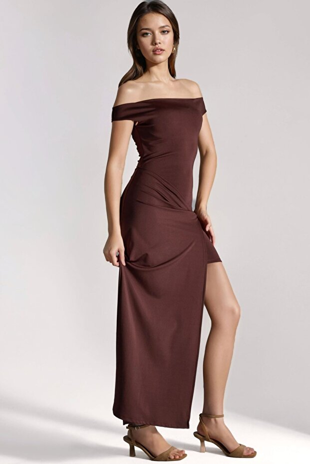 Off-Shoulder with slit detail - 2