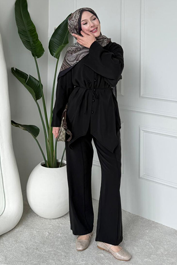 Double Asymmetric Set M3002 Black