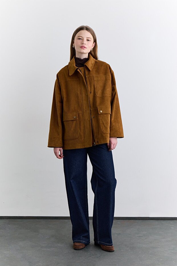 سترة عمال مخملية كيريميت - 4