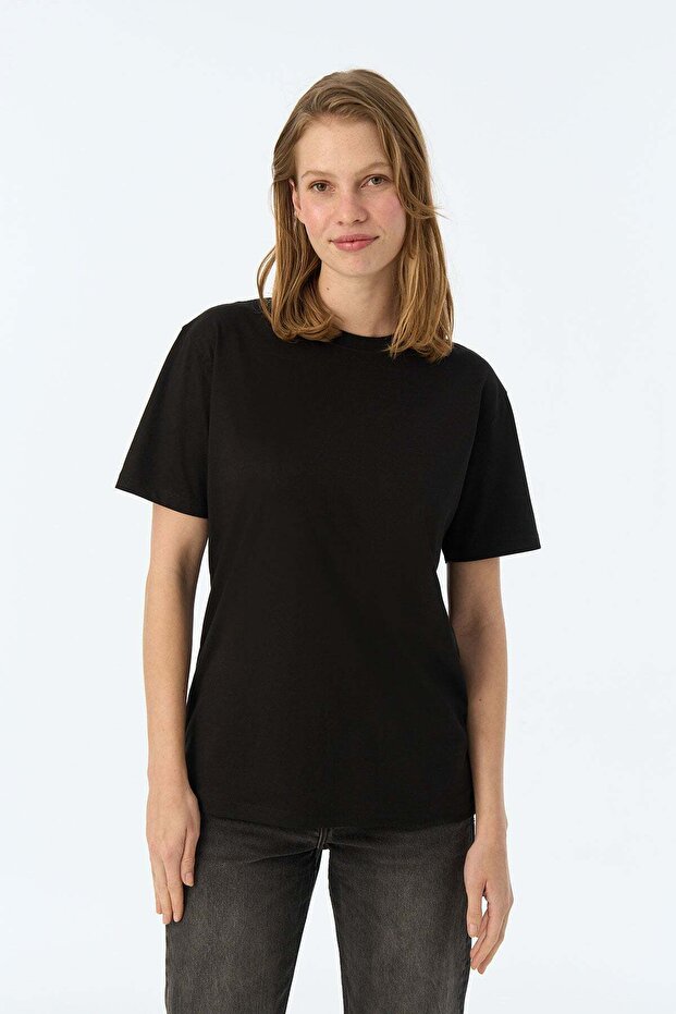 Tricou negru Basic Supreme - 6