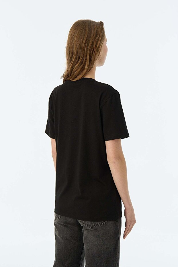 Tricou negru Basic Supreme - 8