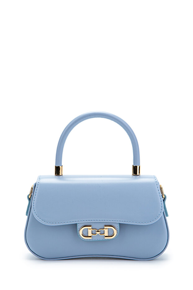 Clamshell Baguette Adel Crossbody Women's Bag Blue