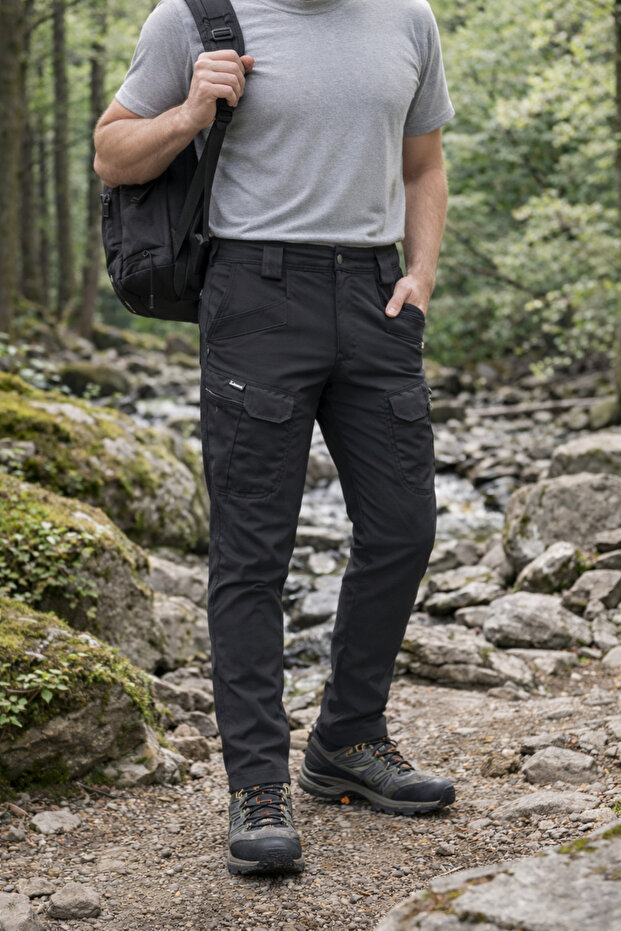 Softshell Summer Fabric Pants Water and Windproof - 2