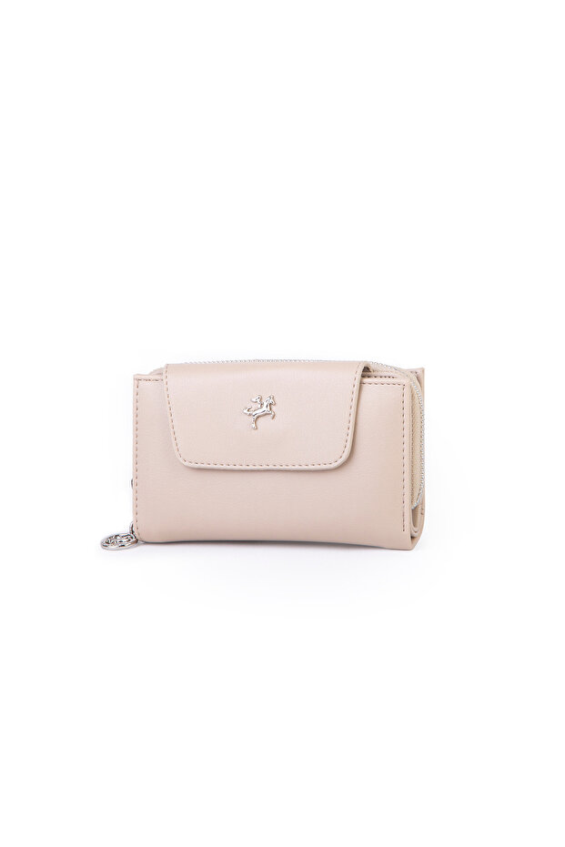 Women's Medium Size Multi-Card Holder and Coin Compartment Sand Dona