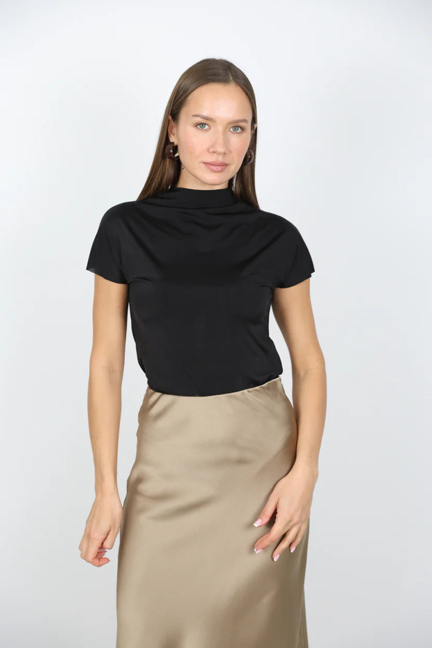 Dik Yaka Basic Tshirt - 1