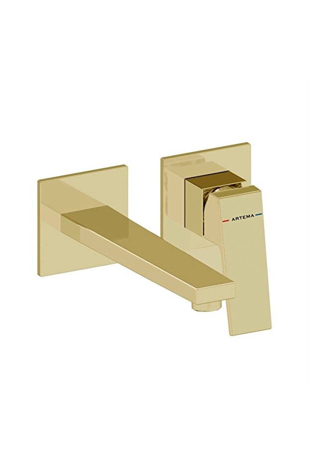 Minimax Square Built-In Sink Faucet (Short) Soft Gold A4359274