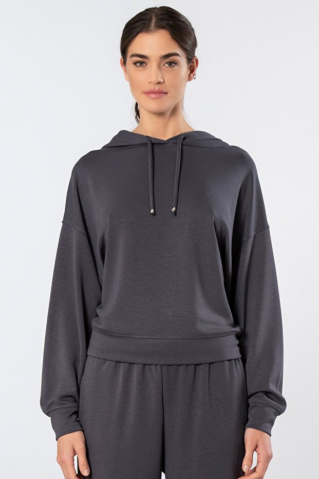 Women's Hooded Sweatshirt 3612/Anthracite