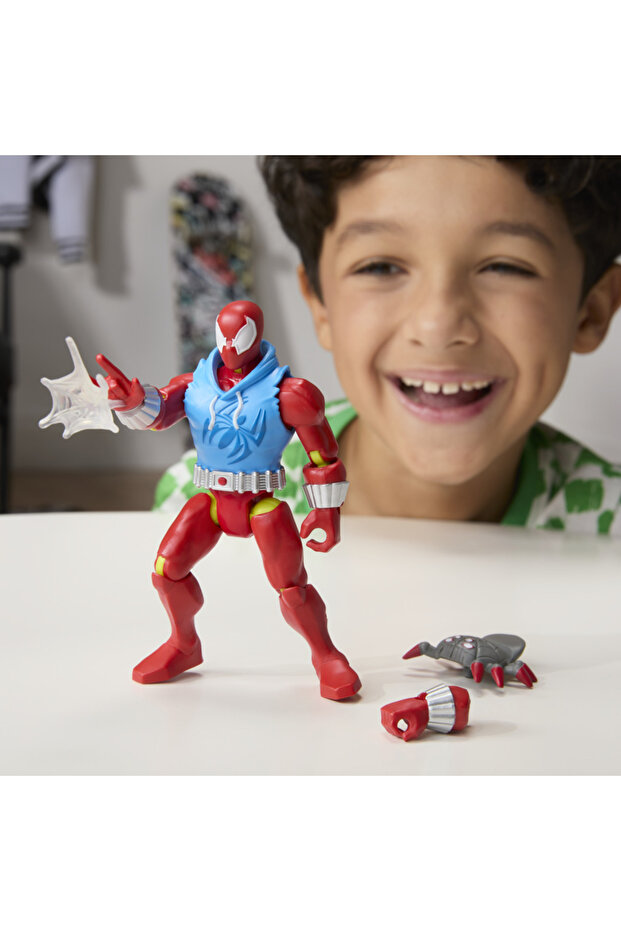 Spider-Man Mixmashers Scarlet Figür - 6