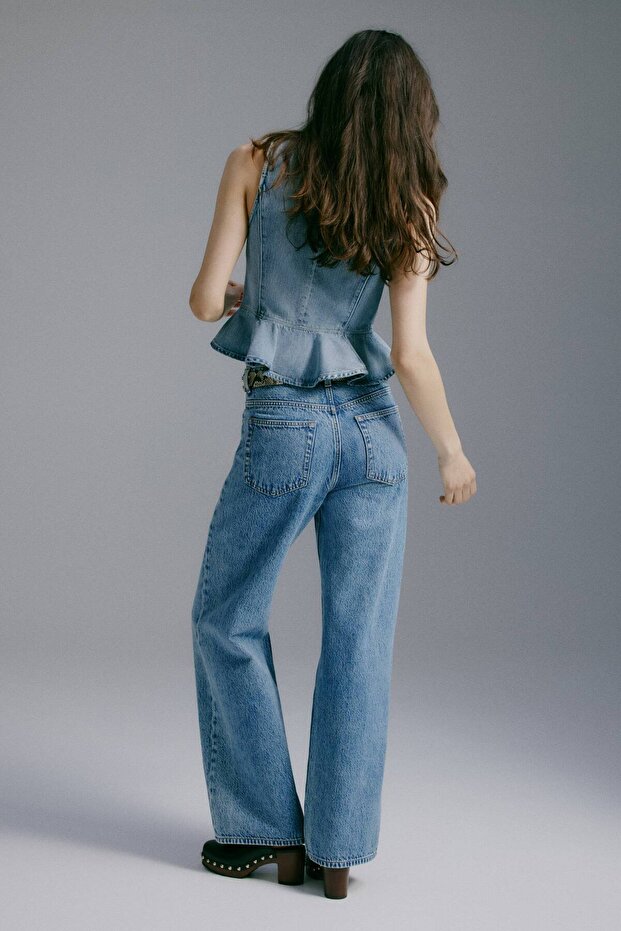 Wide High Jeans - 2