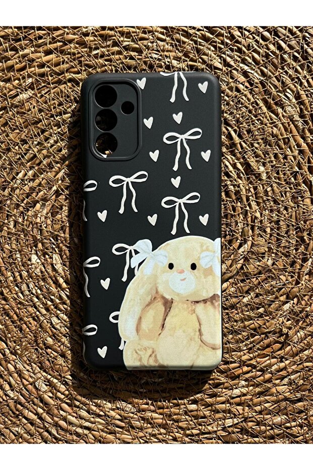 حافظة هاتف متوافقة مع Redmi 13 مصنوعة من السيليكون المخملي مع نمط إطلاق مميز لحماية الكاميرا - 1