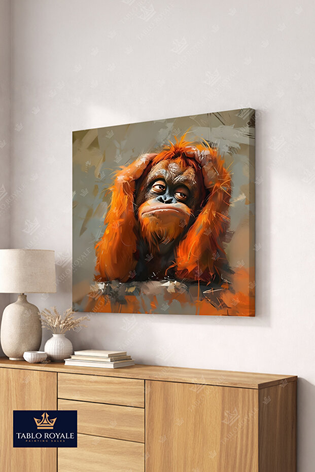 Maymun Kanvas Tablo - 1