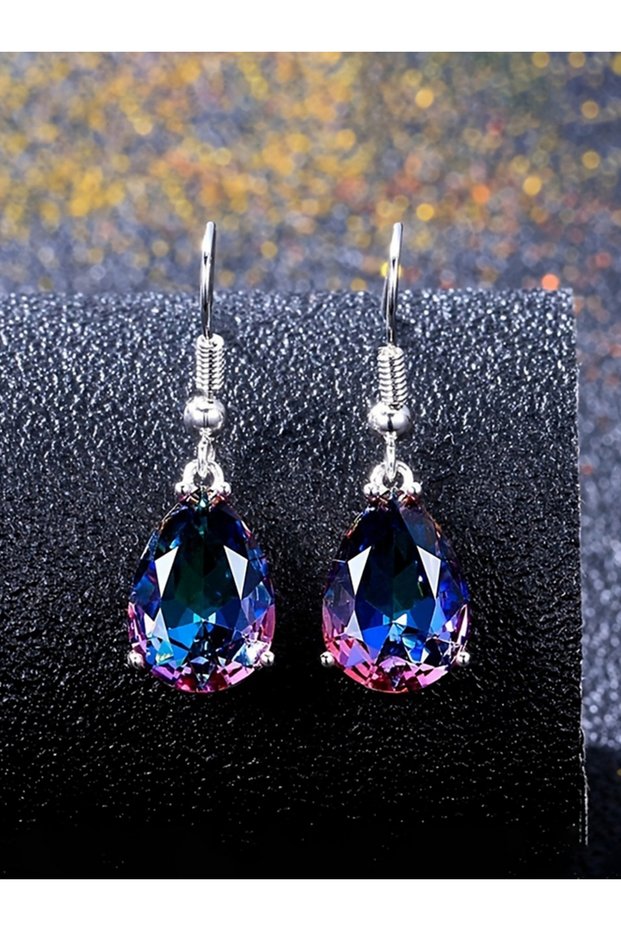 Teardrop Glass Earrings