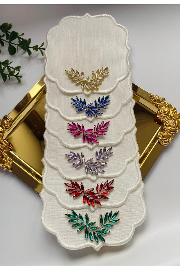 Serving Napkin, Cocktail Napkin, Coffee Side Serving Napkin 6 Pieces