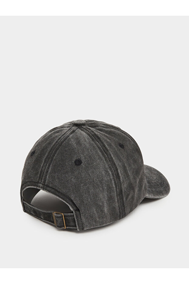Charcoal Patch Detail Baseball Cap - 2