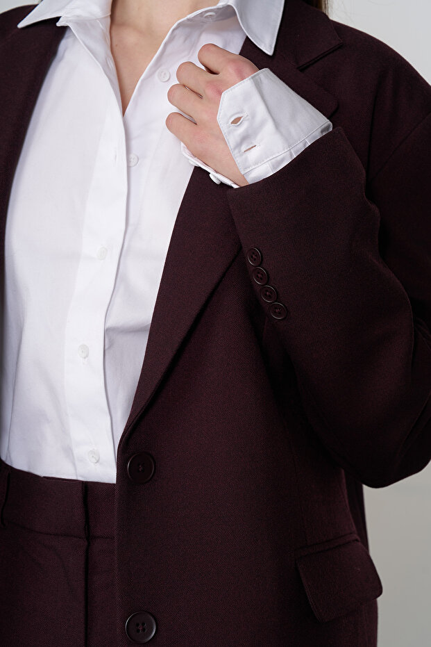 %100 Cotton Basic Gömlek - 3