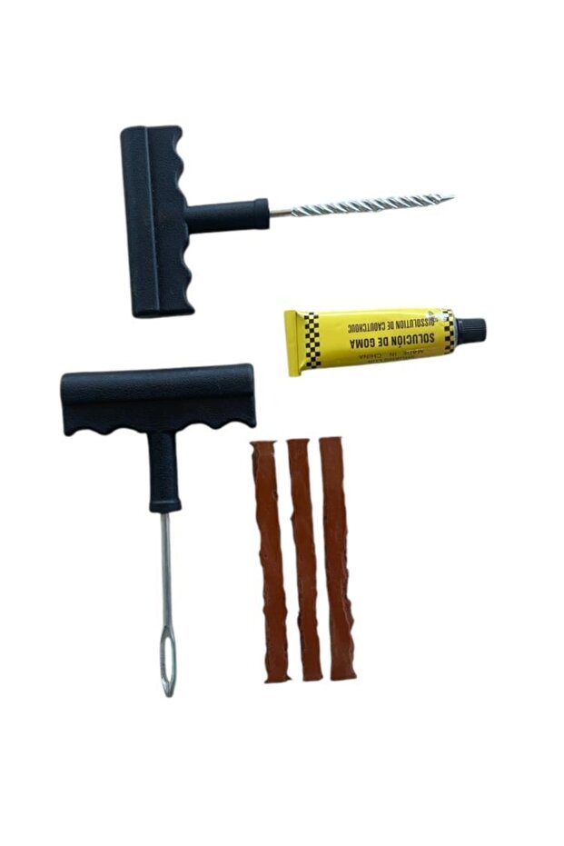 طقم إصلاح ثقوب الإطارات Deluxe Tire Plug Kit – حل سريع وعملي للطوارئ - 5