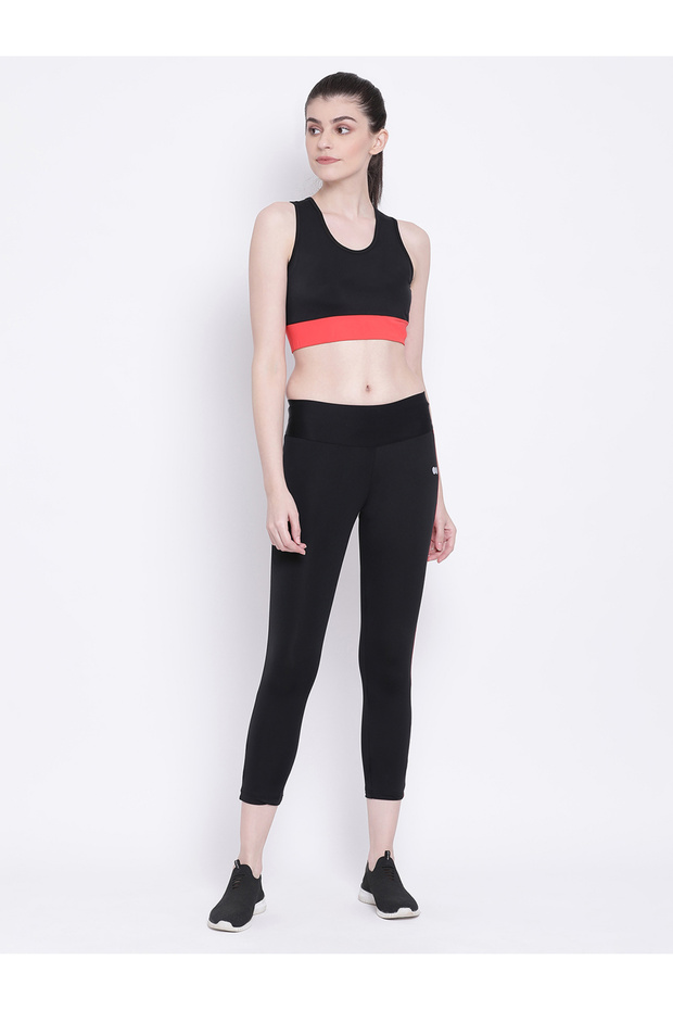 Active Ankle Length Tights in Black