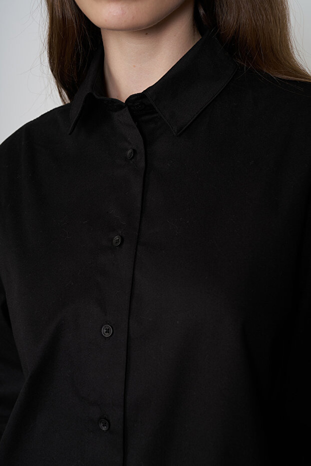 %100 Cotton Basic Gömlek - 3