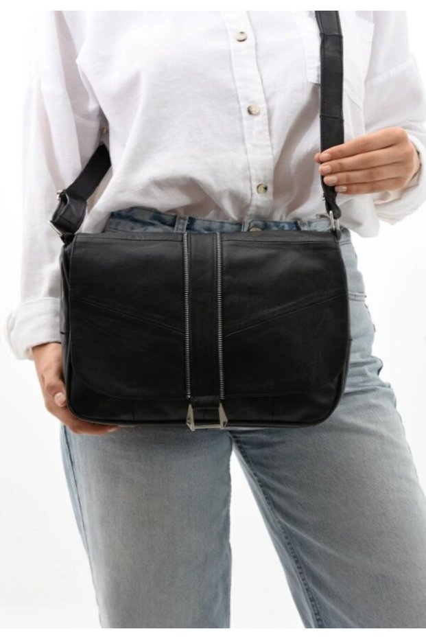 Genuine Leather Large Crossbody and Shoulder Bag
