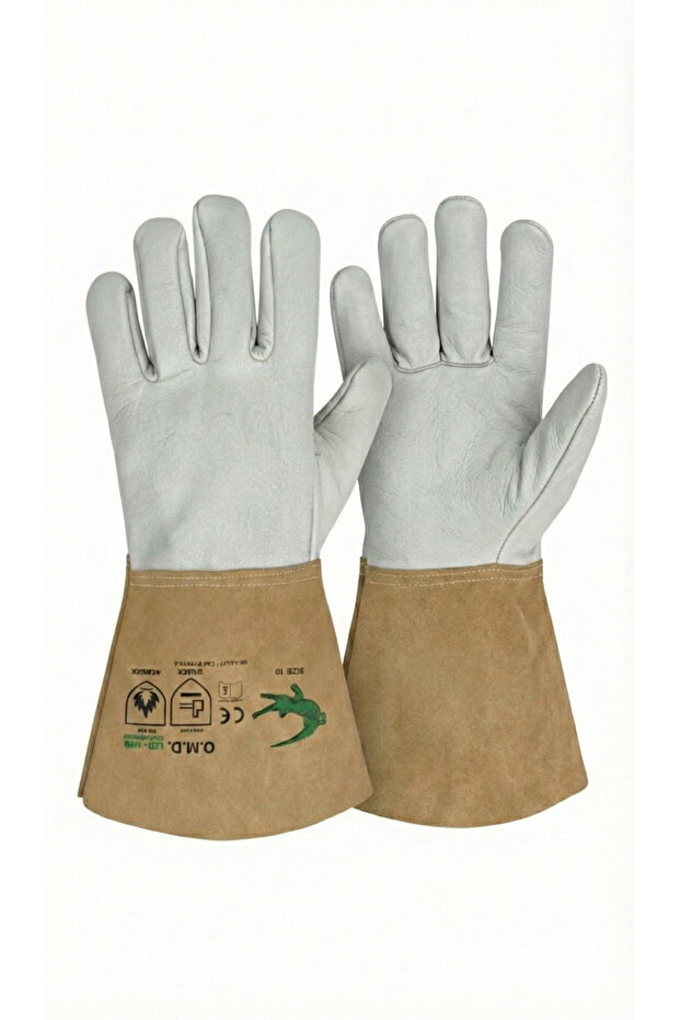 قفازات لحام الأرجون OMD LEO-1205 EDGE BROWN