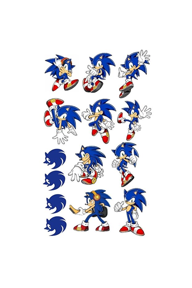 Sonic Cake Toppers Set - 2