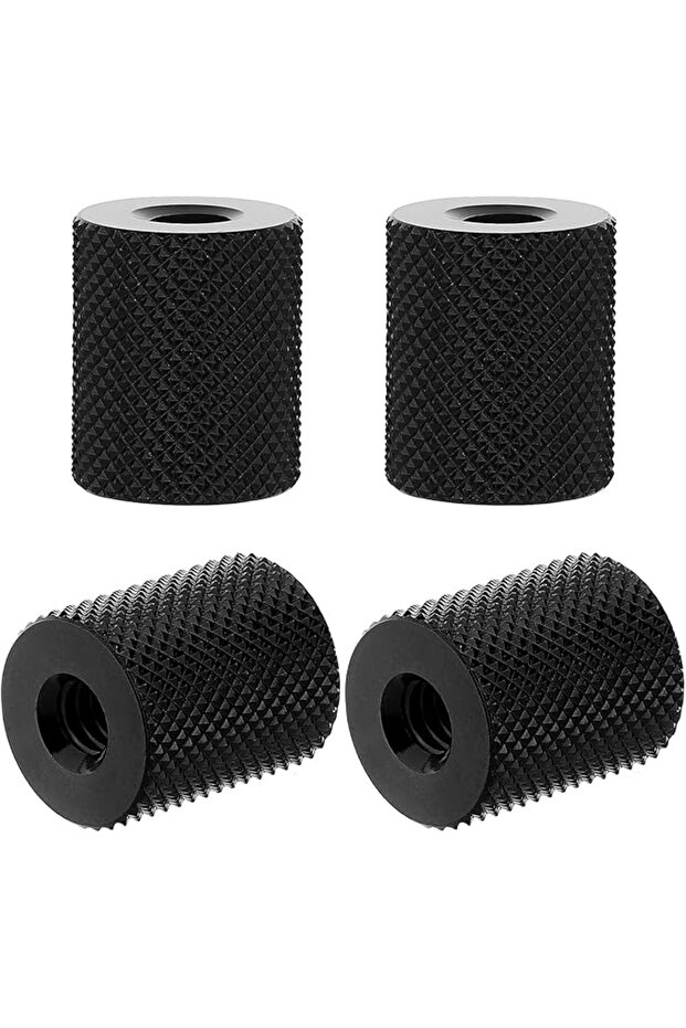 4 Pcs Double Female Thread Tripod Adapter Screw 1/4 to 1/4, Center 1/4-20 Thread, Camera Tripod Nut,
