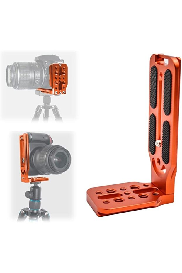 DSLR Camera L Bracket Quick Release Plate Vertical Horizontal Switching Tripod Quick Release Board C