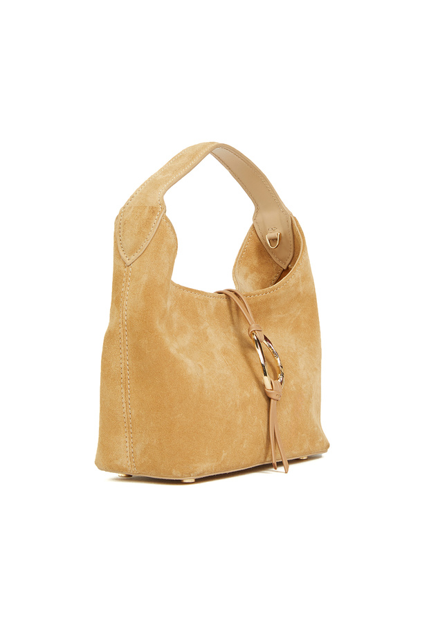 Hardal Kadın Süet Çanta - 3