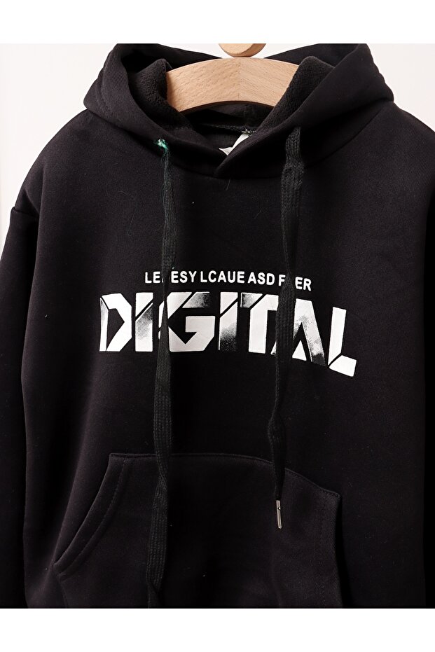 Hanorac DIGITAL negru - 2