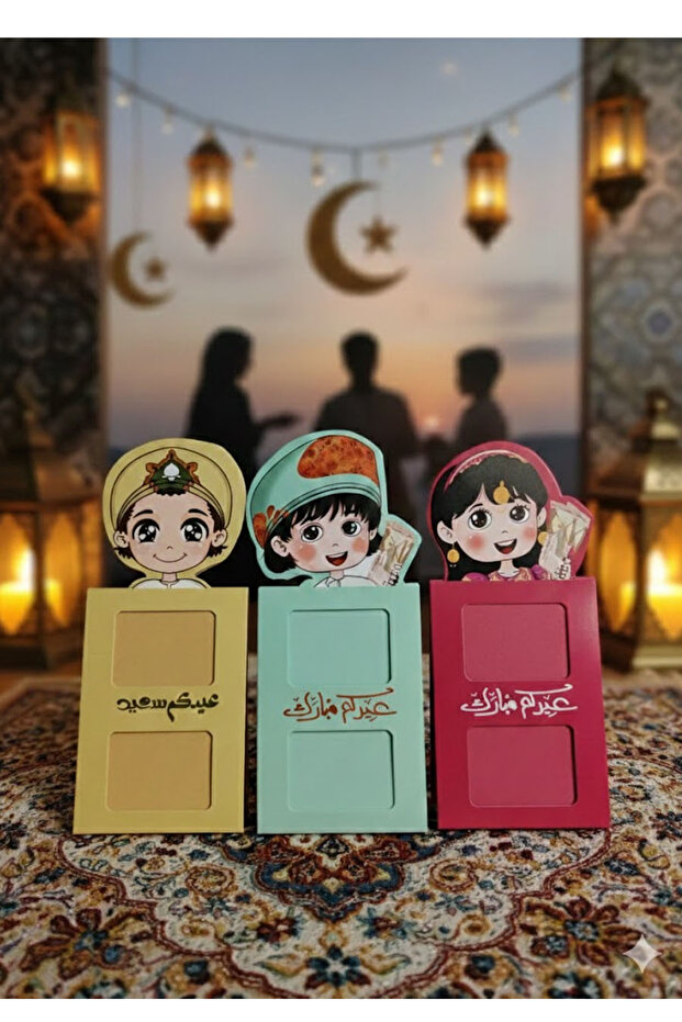 كروت توزيعات عيدية متعددة الالوان 15 حبه - 3