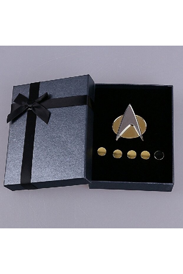 the Next Generation Anime Badge Voyager Communicator TANG The Next Generation Metal Badges Pin&Rank