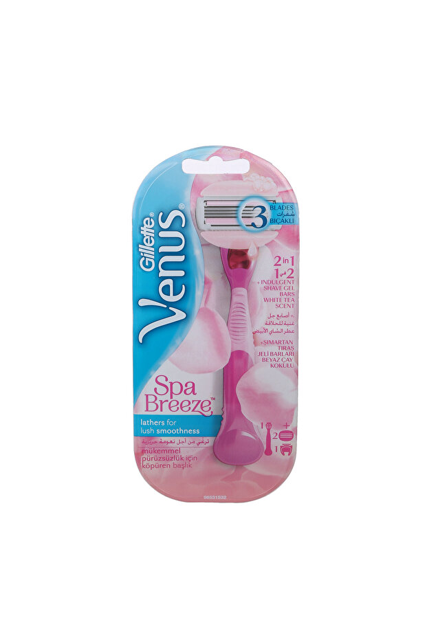 Venus Spa Breeze 2 in 1 Razor Plus Shave Gel Bars