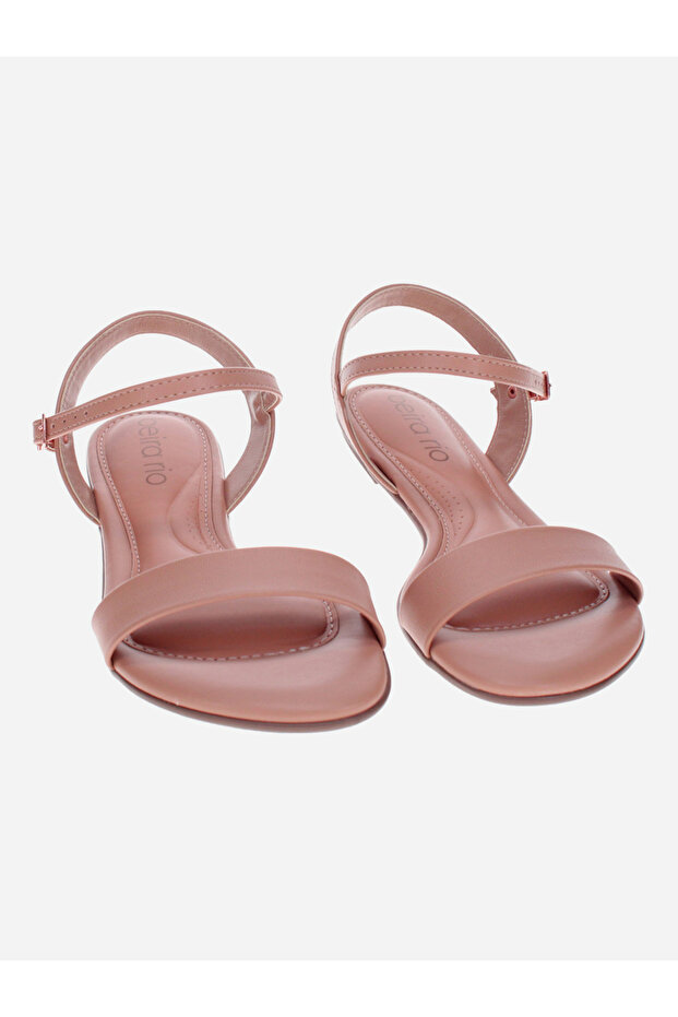 Solid Flat Sandals - 4