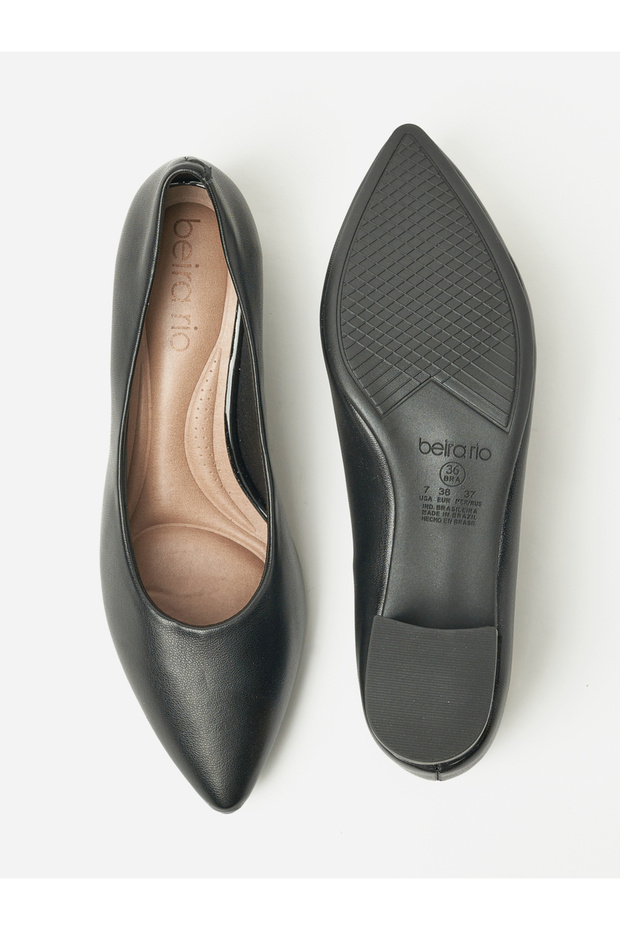 حذاء حذاء بكعب عريض عريض ومقدمة مدببة صلبة - 7