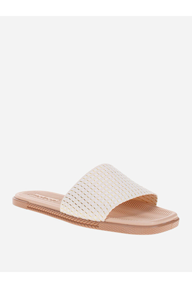 صندل مسطح سهل الارتداء ومزخرف - 1