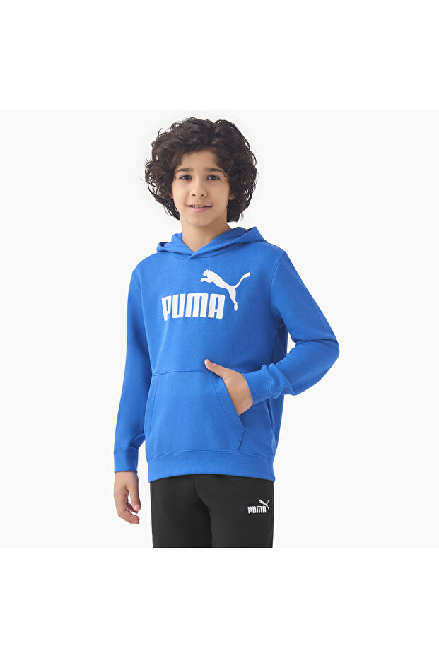 Logo Print Sweatshirt with Long Sleeves