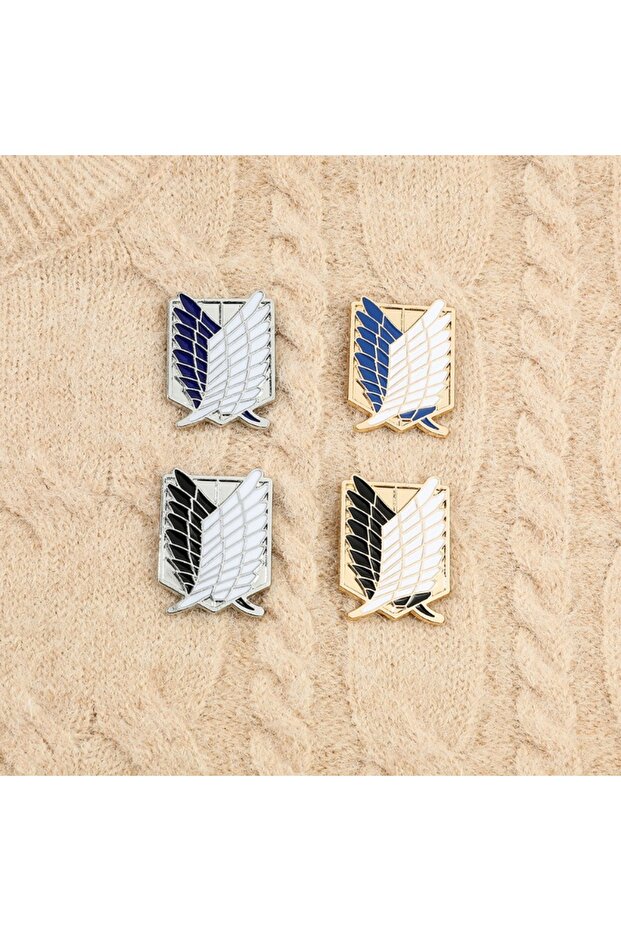05 Anime Peripheral Jewelry Shirt Bag Popular Accessories Pins ZXMJ Attack on Titan Same Style Brooc