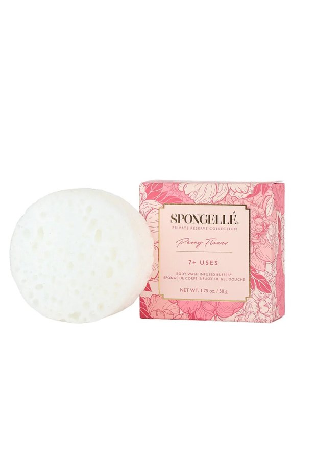 Private Reserve Buffer Peony Flower Body Wash Infused Spongette 50 g (7+Uses)