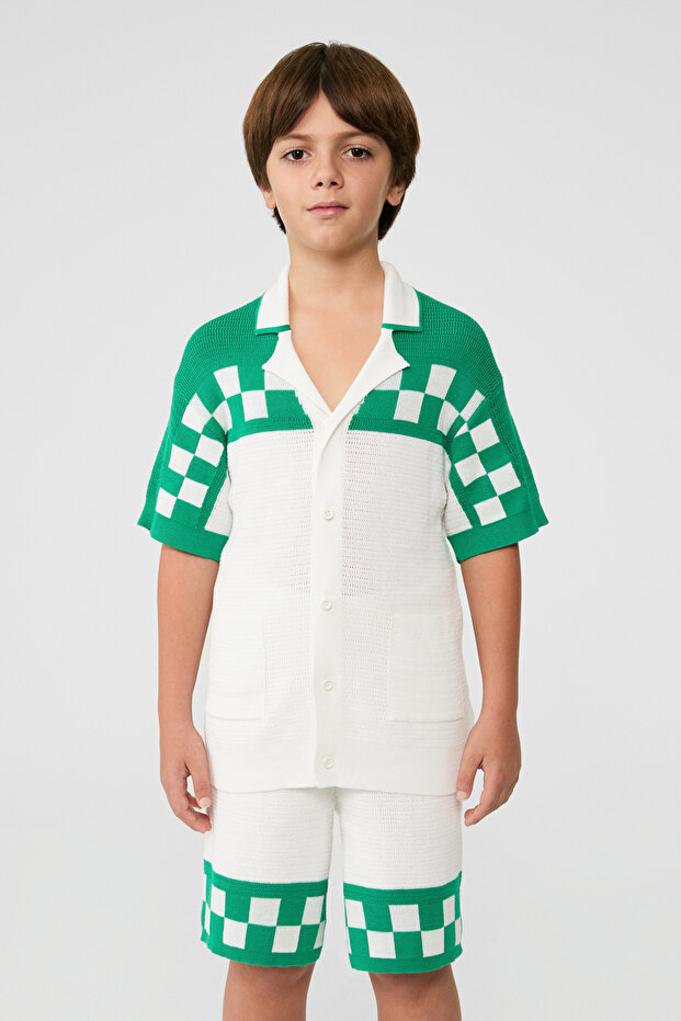 قميص منقوش للأولاد - 2