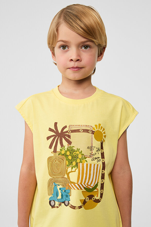 الصبي قميص أصفر - 3