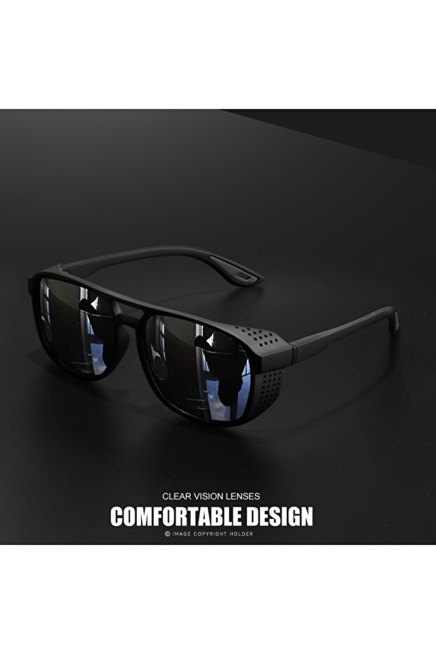 C1 Black 1PC/3PC sport polarized sunglasses, windproof design, suitable for outdoor cycling and runn