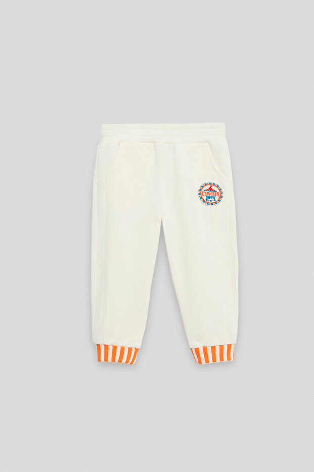 Baby Boy Ecru Sweatpants