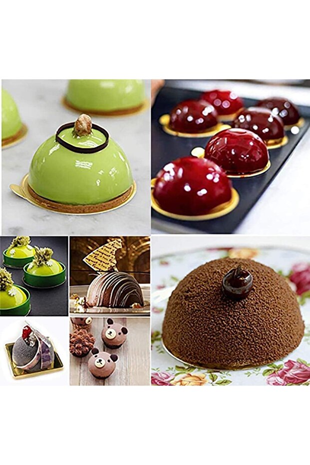 Silicone mold 8 Hemispheres - 3