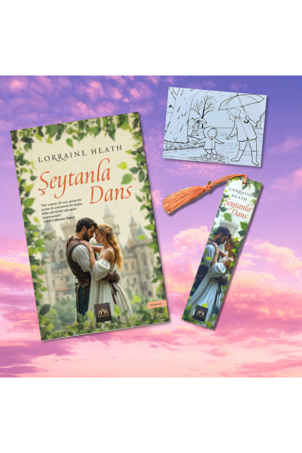 ŞEYTANLA DANS / PÜSKÜLLÜ AYRAÇ VE KARTPOSTAL HEDİYE
