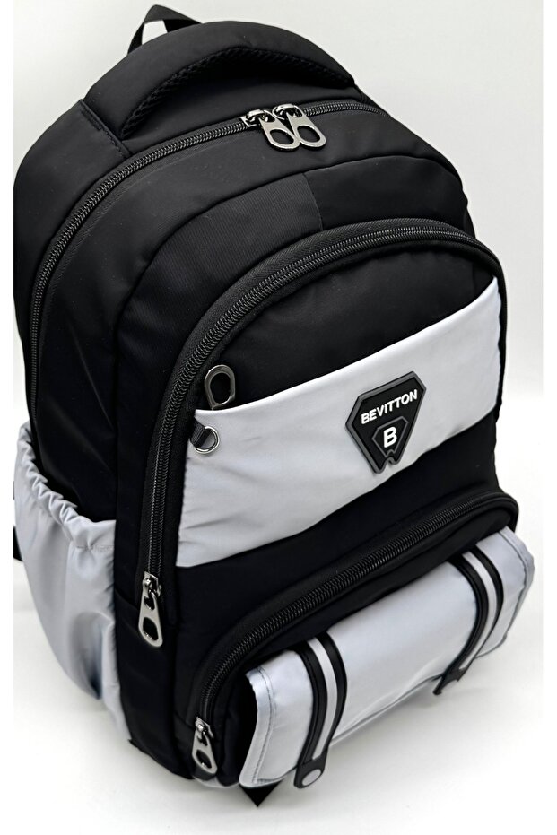 حقيبة ظهر مدرسية ساتان ساد مقاوم للماء من فئة S حقيبة ظهر للمدرسة الابتدائية - 5