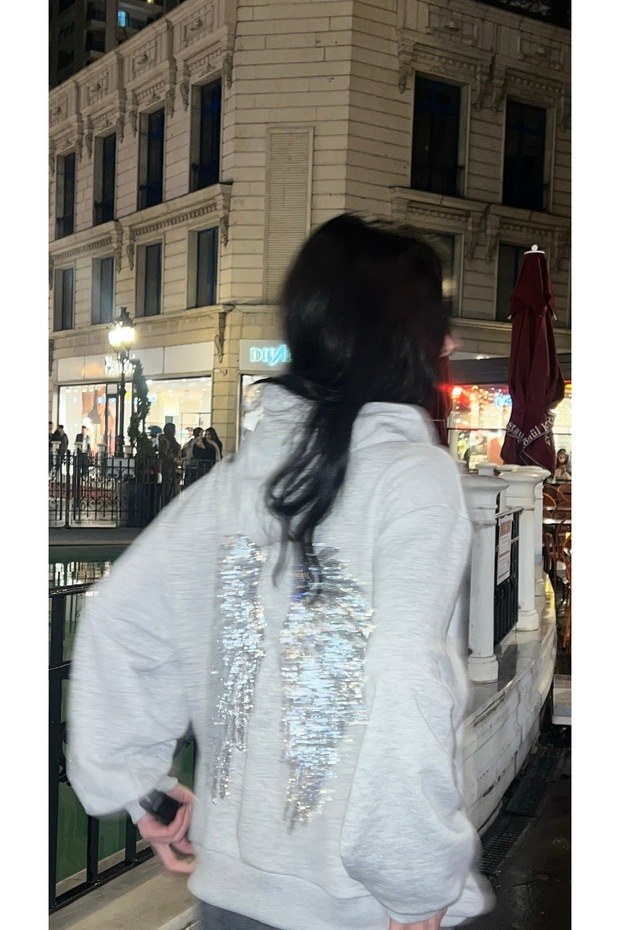 Premium pullu kanat sweatshirt - 2