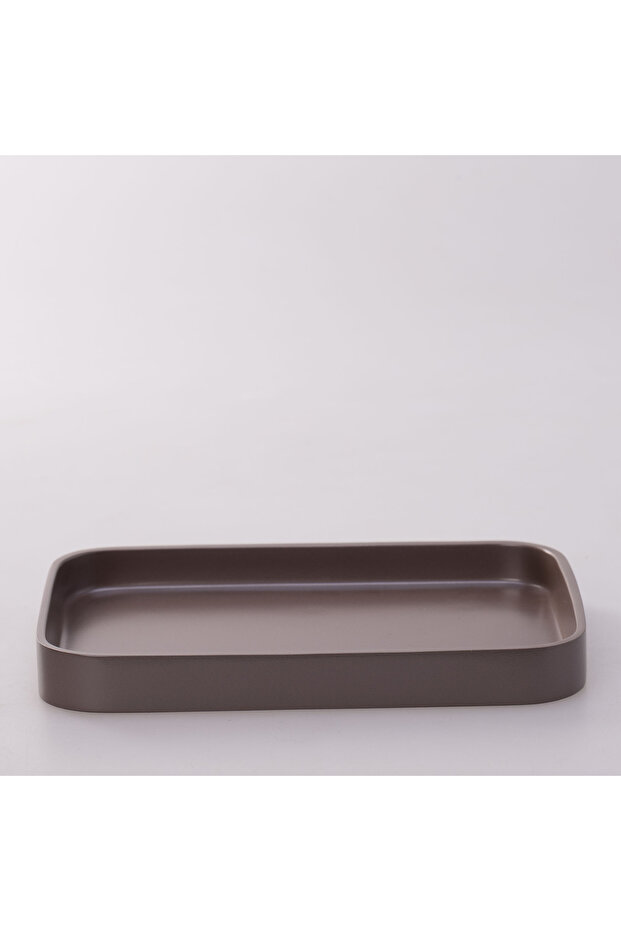 Victoria Rectangular Tray Small Taupe - 1