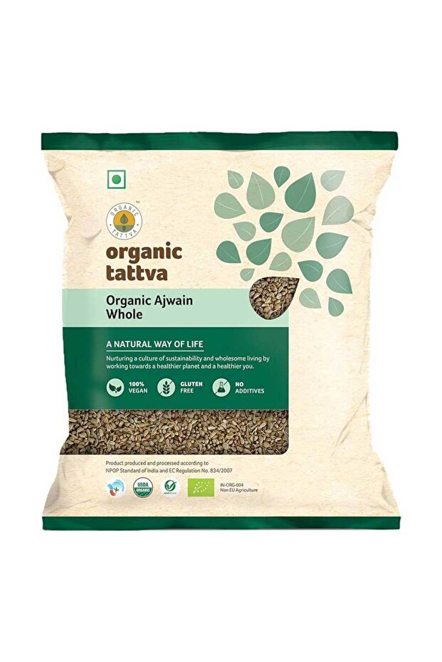 Ajwain Whole Carom Seeds Organic Digestive Core Spice (200g)